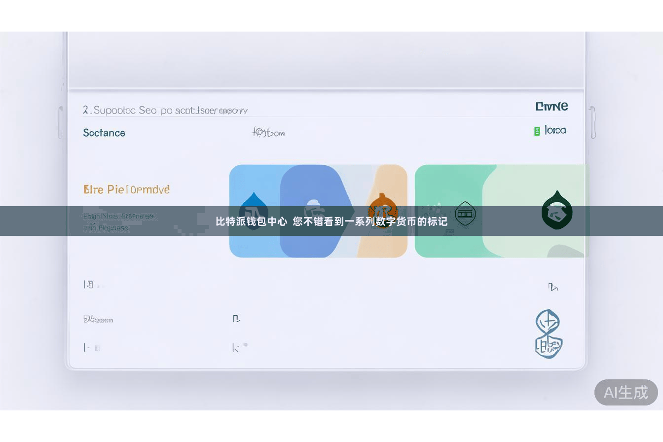 比特派钱包中心 您不错看到一系列数字货币的标记