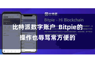 比特派数字账户  Bitpie的操作也辱骂常方便的