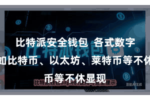 比特派安全钱包  各式数字货币如比特币、以太坊、莱特币等不休显现